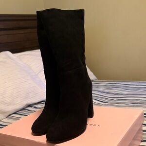 Chinese Laundry Black Heeled Boots
